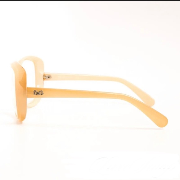 SALE ! ๐๐ Pristine Dolce & Gabbana Champagne Pearlescent Large Glasses / Frames - Picture 5 of 6